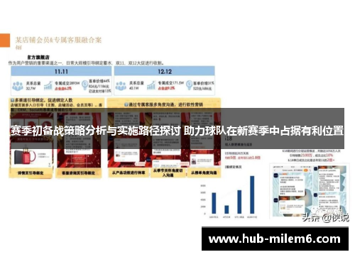 赛季初备战策略分析与实施路径探讨 助力球队在新赛季中占据有利位置
